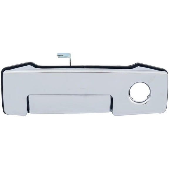 Rear Left (Driver Side) Exterior Door Handle Compatible with 2013-2021 Chevrolet City Nissan NV200 Chrome With Key Hole 826073LM1C-PFM Express LT SV Taxi Express LS New OE Replacement