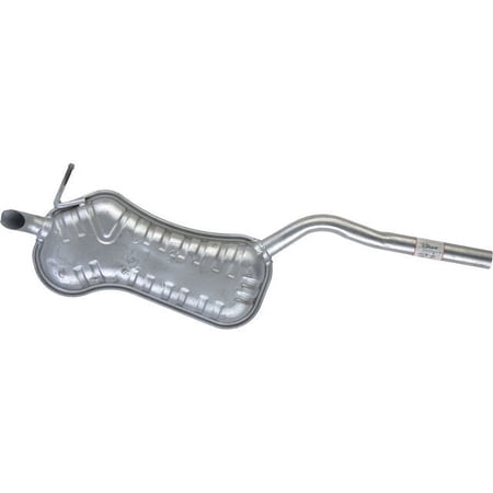 Rear Left Driver Side Muffler - Compatible with 2000 - 2005 Volkswagen Passat AWD 2.8L V6 ATQ (Federal and California Emissions) 2001 2002 2003 2004
