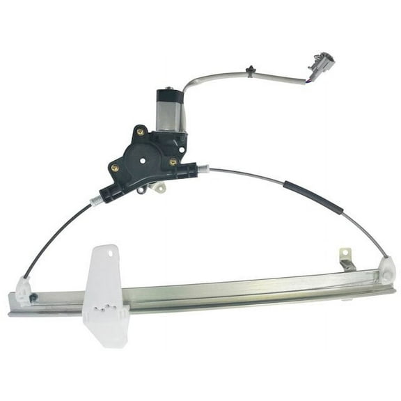 Rear Left Driver Side Power Window Regulator and Motor Assembly - Compatible with 2004 - 2015 Nissan Titan 2005 2006 2007 2008 2009 2010 2011 2012 2013 2014
