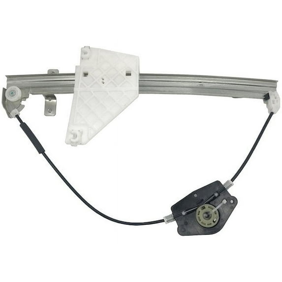 Rear Left Driver Side Power Window Regulator - without Motor - Compatible with 2001 - 2004 Jeep Grand Cherokee (For Use with 32 Tooth Motor Only) 2002 2003