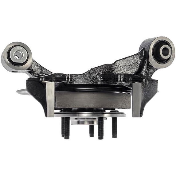 Rear Left Driver Side Suspension Knuckle Kit - with Backing Plate, Brakes Shoes, and Hardware - Compatible with 2006 - 2010 Ford Explorer 2007 2008 2009