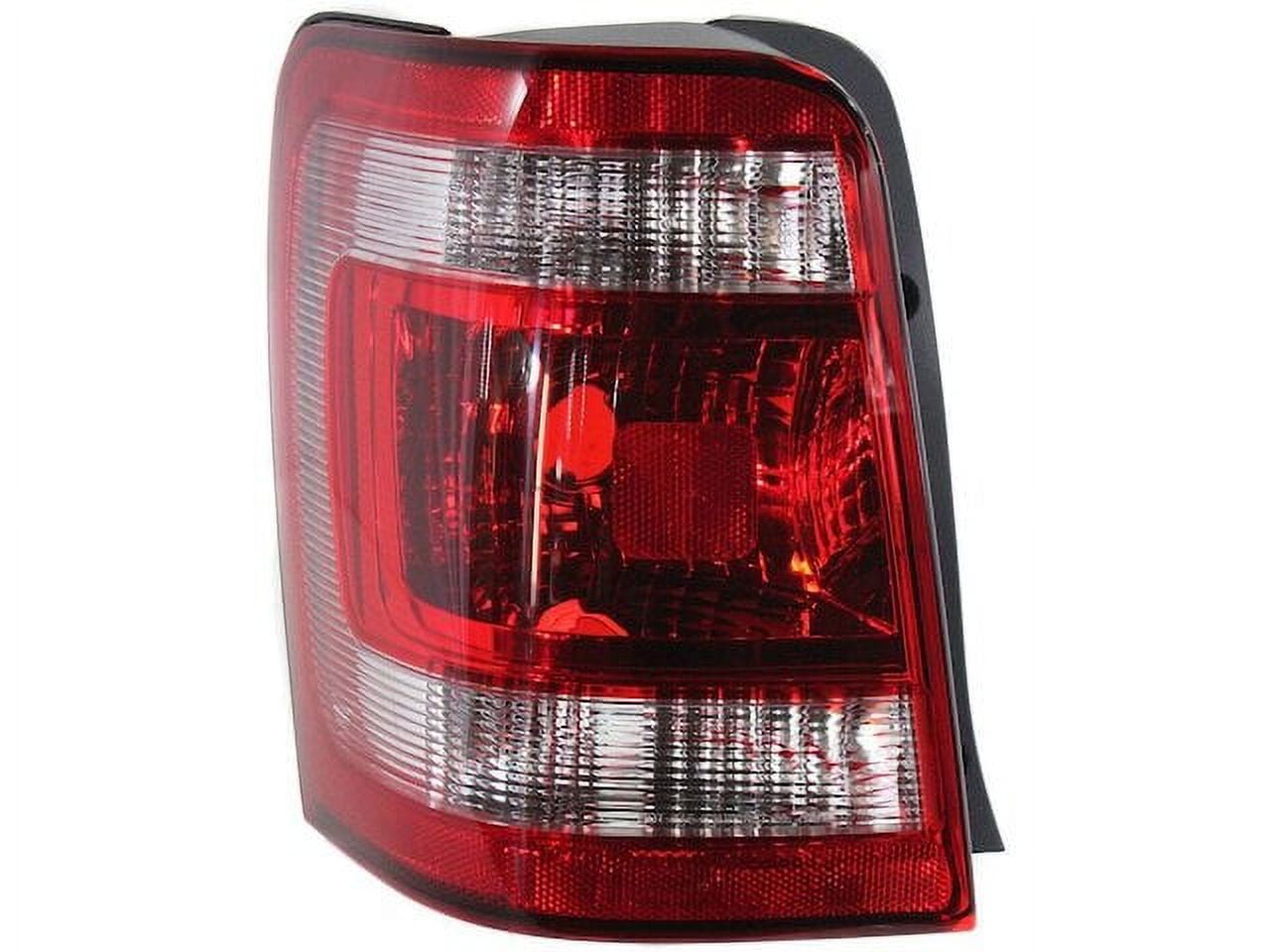Rear Left Driver Side Tail Light Assembly - Compatible with 2008 - 2012 Ford Escape 2009 2010 2011
