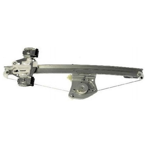 Rear Left Driver Side Window Regulator - Compatible with 2007 - 2013 Chevy Silverado 1500 Extended Cab Pickup 2008 2009 2010 2011 2012