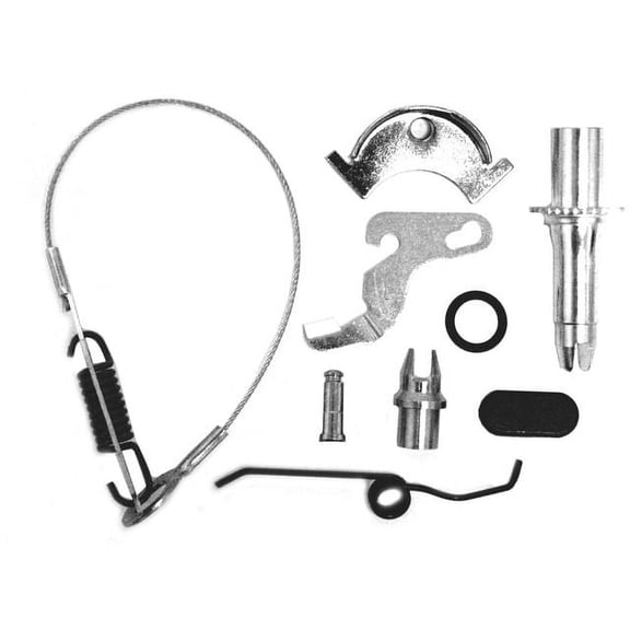 Rear Left Drum Brake Self Adjuster Repair Kit - Compatible with 1997 - 2002 Ford E-150 Econoline 1998 1999 2000 2001