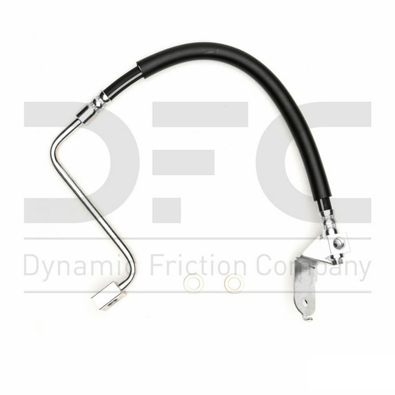 Rear Left Dynamic Friction Company Brake Line Hose 350-39062 For 2014-2016 Dodge Charger
