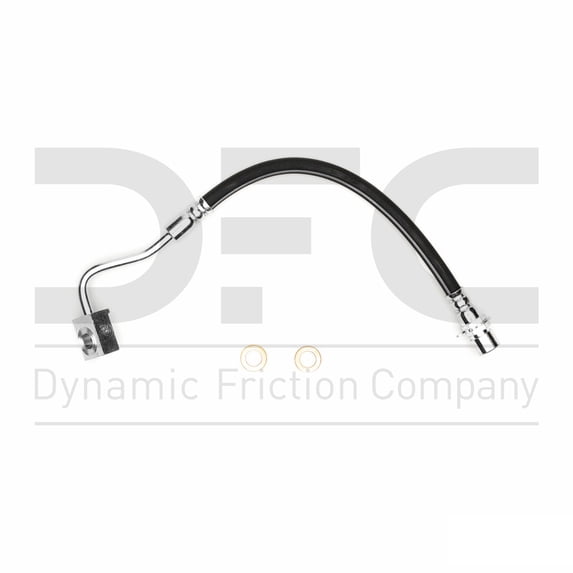 Rear Left Dynamic Friction Company Brake Line Hose 350-42052 For 2012-2018 Jeep Grand Cherokee, 2018-2019 Dodge Durango