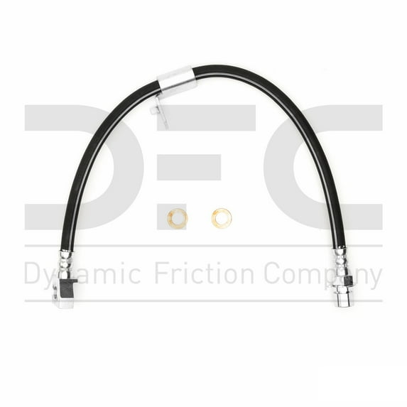 Rear Left Dynamic Friction Company Brake Line Hose 350-54142 For 1988-1995 Ford Taurus, 1990-1994 Lincoln Continental, 1991-1995 Mercury Sable