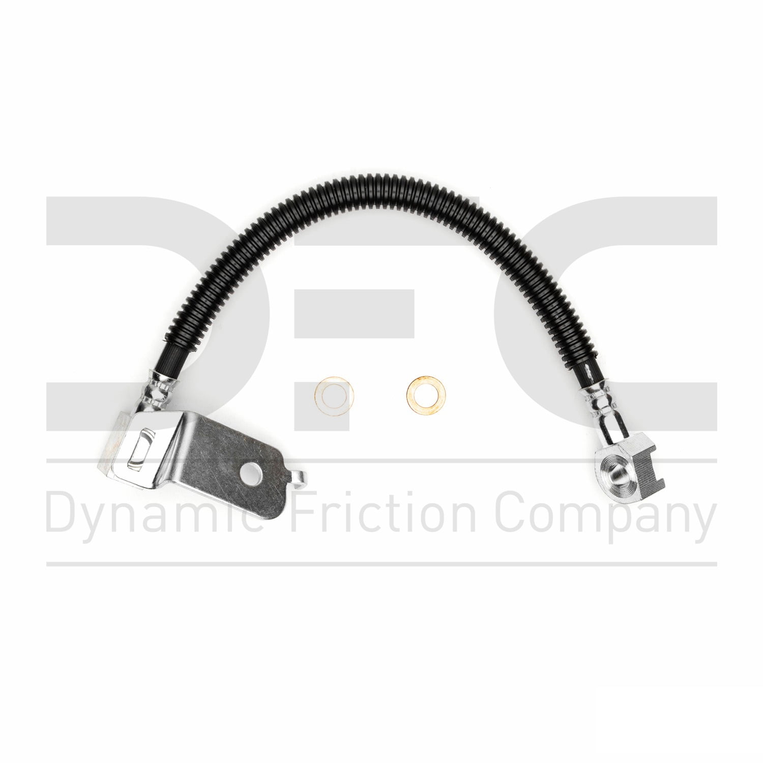 Rear Left Dynamic Friction Company Brake Line Hose 350-56032 For 1998-2002 Lincoln Town Car, 1998-2002 Mercury Grand Marquis, 1999-2002 Ford Crown Victoria
