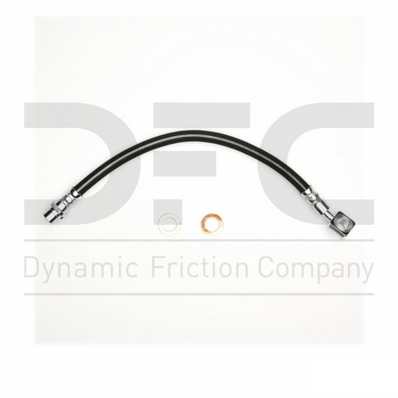 Rear Left Dynamic Friction Company Brake Line Hose 350-65020 For 2008-2011 Saab 9-3, 2010-2011 Saab 9-3X