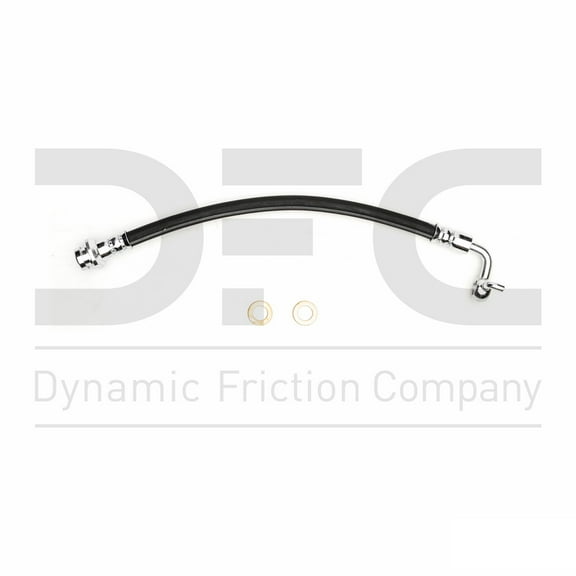 Rear Left Dynamic Friction Company Brake Line Hose 350-68081 For 2009-2012 INFINITI G37, 2014-2015 INFINITI Q60