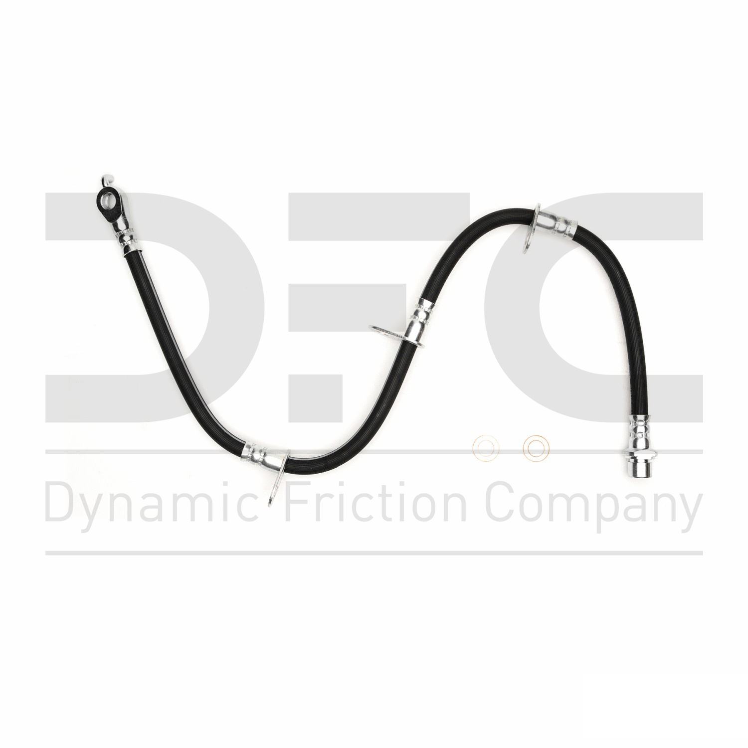Rear Left Dynamic Friction Company Brake Line Hose 350-76246 For 2008-2018 Toyota Sequoia