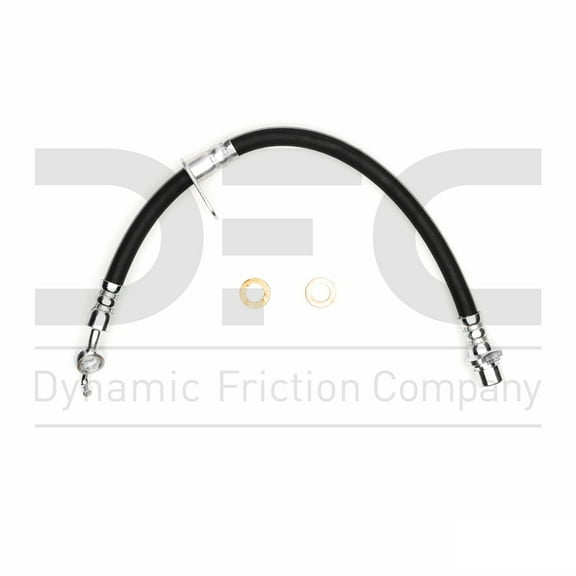 Rear Left Dynamic Friction Company Brake Line Hose 350-91010 For 2011-2015 Scion tC, 2011-2017 Lexus CT200h, 2016 Scion iM, 2017-2018 Toyota Corolla iM