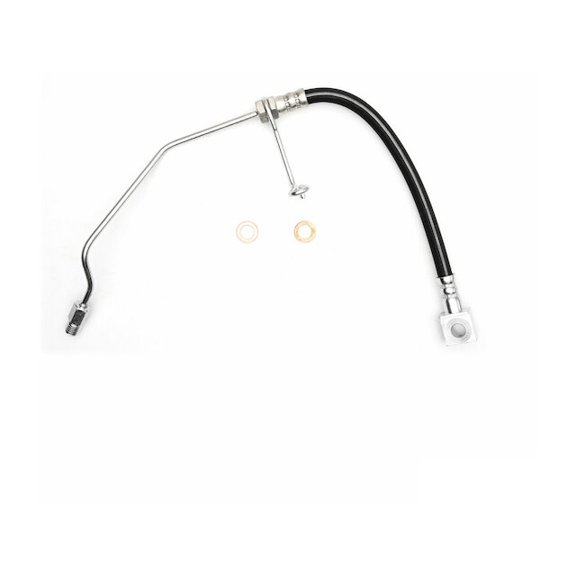 Rear Left Lower Brake Hose - Compatible with 2001 - 2002 Dodge Ram 2500