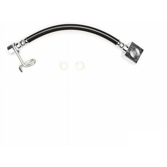 Rear Left Lower Brake Hose - Compatible with 2003 - 2005 Monaco Coach Monarch SE 2004