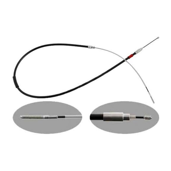 Rear Left Parking Brake Cable - Compatible with 2001 - 2006 BMW 325Ci 2002 2003 2004 2005