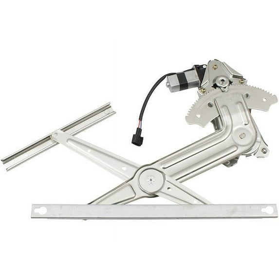 Rear Left Power Window Regulator and Motor Assembly - Compatible with 2008 Dodge Ram 4500 Cab & Chassis - Crew Cab 4-Door 6.7L 6-Cylinder Turbocharged OHV Diesel