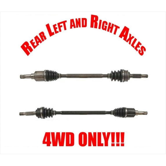 Rear Left & Right CV Axles Shaft Fits Jeep Compass 07-17 All Wheel Drive