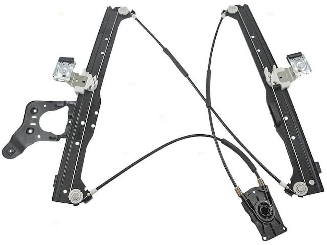 Rear Left Window Regulator Compatible with 2004 2006 Chevy Silverado 1500 Crew Cab Pickup 4