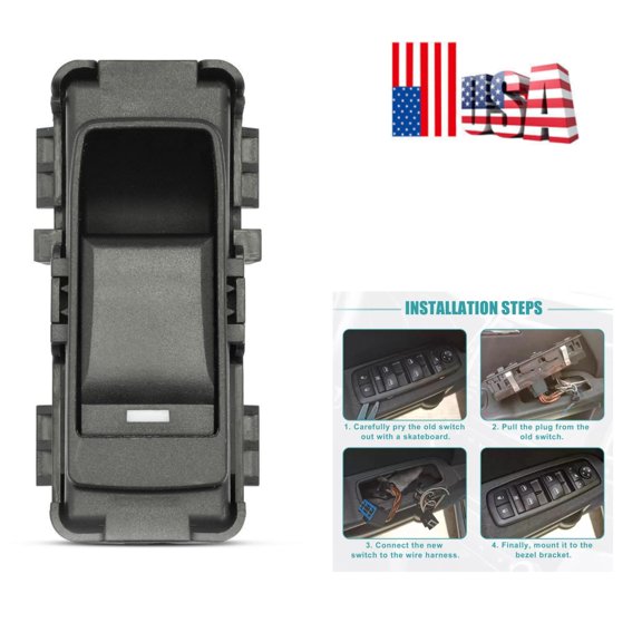 Rear Left or R Power Window Switch for Jeep Dodge Mitsubishi Ram Chrysler