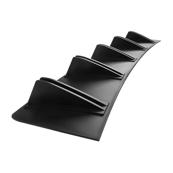 Rear Lip Diffuser,Carbon Fiber Shark Fin Lip Diffuser Spoiler Rear Fin Universal Car 5 Fin Buzhi Mewmewcat Universal Rear Car Fit Most Qisuo Fit Most Vehicle