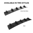 thumbnail image 1 of Rear Lip Diffuser, Lip Diffuser Rear Carbon Fiber 5 Fin Spoiler Shark Fin Car Fit Most Fit Most Vehicle Huiop Universal Abs Carbon, 1 of 7