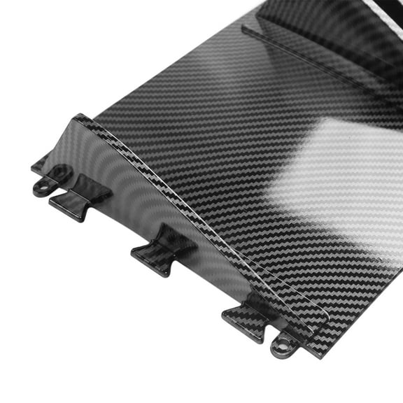 Rear Lip Diffuser,Spoiler Shark Fin 5 Fin Universal Fiber Spoiler Shark Carbon Fiber Spoiler Fin Universal Car Lip Diffuser Universal Car Rear Diffuser 5 Fin Universal Rear Bortt