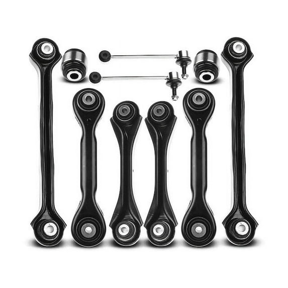 Rear Lower Control Arm Kit 10 - Compatible with 2009 - 2011 BMW 335d Base 3.0L 6-Cylinder - Autopart Premium