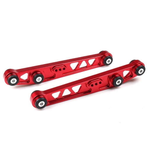 Rear Lower Control Arms Subframe Brace Aluminum for Honda Civic 88-95 EG Red