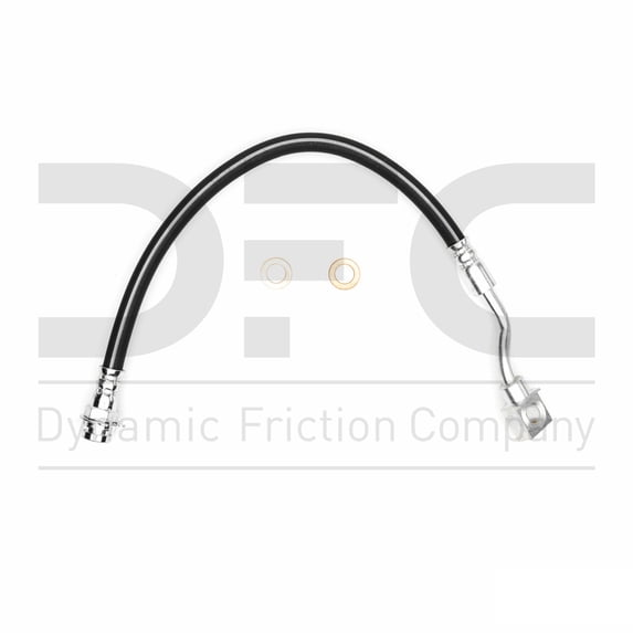 Rear Lower Left Dynamic Friction Company Brake Line Hose 350-47384