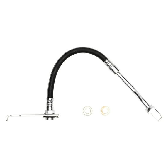 Rear Lower Left Dynamic Friction Company Brake Line Hose 350-47398 Fits select: 2005 CHEVROLET SILVERADO, 2003 GMC SIERRA