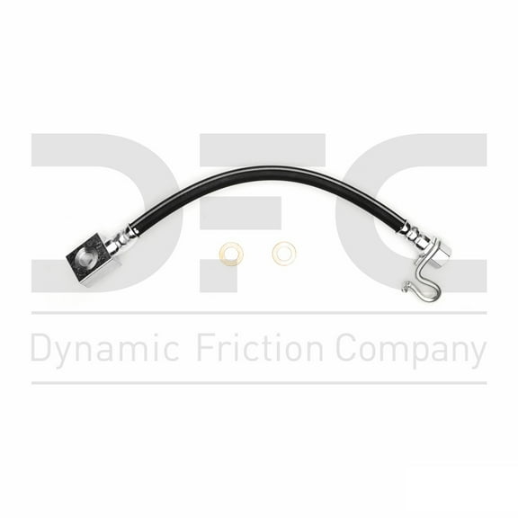 Rear Lower Left Dynamic Friction Company Brake Line Hose 350-54616 For 2005-2008 Ford F-150, 2006-2008 Lincoln Mark LT