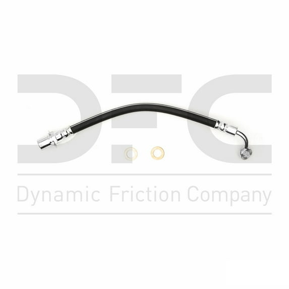 Rear Lower Left Dynamic Friction Company Brake Line Hose 350-76208 For 1983-1997 Toyota Land Cruiser, 1996-1997 Lexus LX450