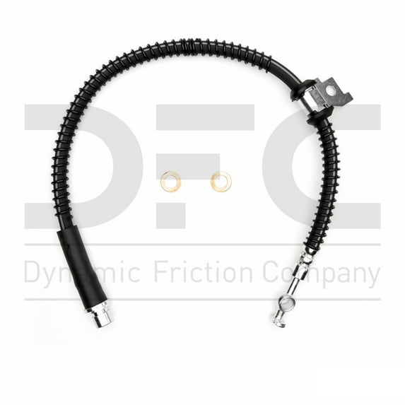 Rear Lower Right Dynamic Friction Company Brake Line Hose 350-11025 For 1997-2002 Land Rover Range Rover