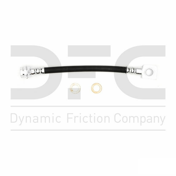 Rear Lower Right Dynamic Friction Company Brake Line Hose 350-39034 For 1988-1990 Chrysler New Yorker, 1988-1990 Dodge Dynasty, 1990 Chrysler Imperial