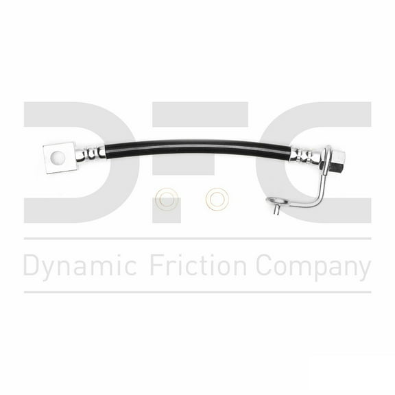 Rear Lower Right Dynamic Friction Company Brake Line Hose 350-40308 For 2003-2010 Dodge Ram 2500, 2003-2010 Dodge Ram 3500, 2011-2018 Ram 2500