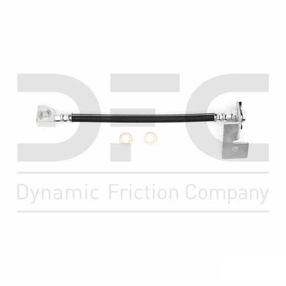 Rear Lower Right Dynamic Friction Company Brake Line Hose 350-54574 For 1997 Ford F-250 HD, 1997-1999 Ford F-250, 1998-2003 Ford F-150, 2004 Ford F-150 Heritage
