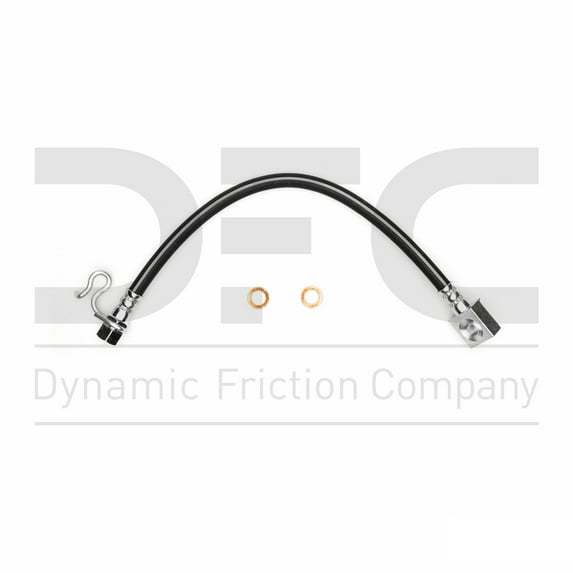Rear Lower Right Dynamic Friction Company Brake Line Hose 350-54651 For 2010-2011 Ford F-150