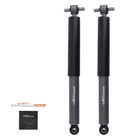 Rear Lowering Shocks 3-6" Drop for Chevrolet S10 & GMC Sonoma RWD 1982-2004, Nitrogen Charged Twin-Tube Suspension Absorbers, SKU 31693221, Carbon Steel, 2-Piece Set