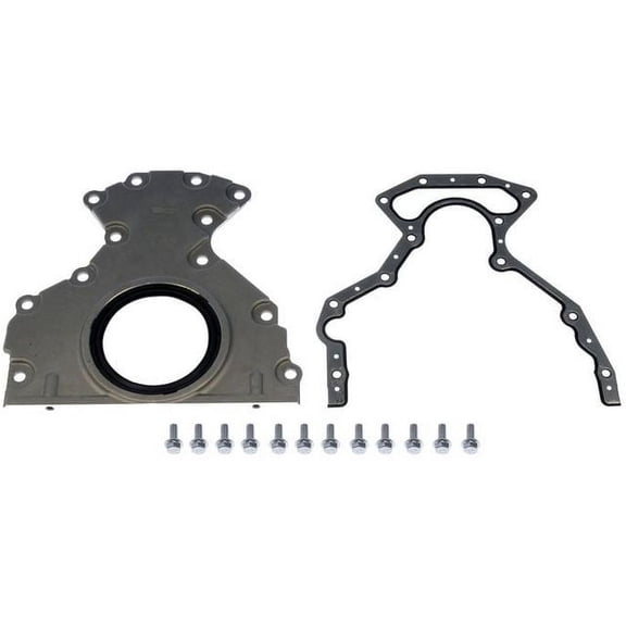Rear Main Seal Cover - Compatible with 2000 - 2014 Chevy Suburban 1500 2001 2002 2003 2004 2005 2006 2007 2008 2009 2010 2011 2012 2013