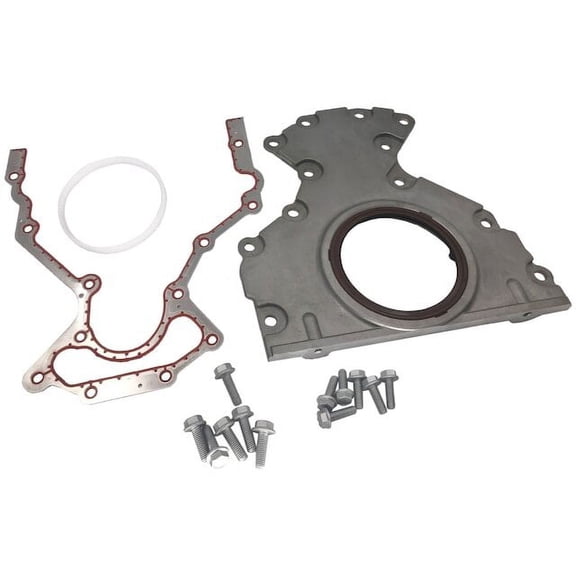Rear Main Seal Cover - Compatible with 2003 - 2012 Chevy Express 1500 5.3L V8 2004 2005 2006 2007 2008 2009 2010 2011