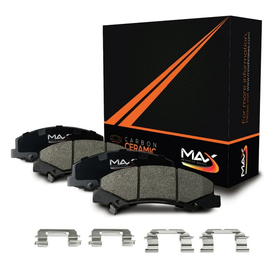 [Rear] Max Brakes Carbon Ceramic Pads KT169652 Fits select: 2013-2014 FORD FOCUS SE, 2013-2016 FORD ESCAPE SE