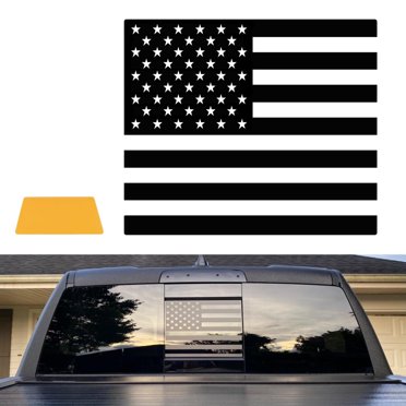 American Flag Decal For Dodge Ram – USA Rear Back Window Sticker