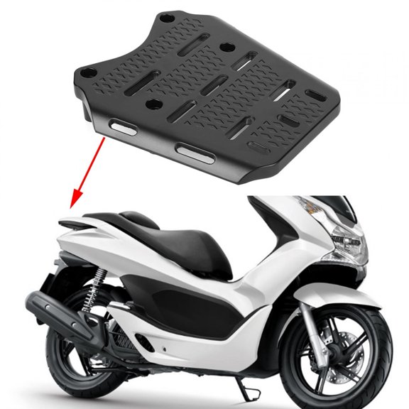 Rear Monuting Rack, Black Luggage Holder Shelf CNC High Density Sturdy Replacement For PCX 125 150 2014-2019 For Motorcycle