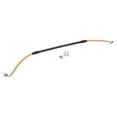 thumbnail image 1 of Rear Motorcycle Steel Braided Brake Line Standard Length Orange Compatible With Gas Gas EX 450F 2021, 1 of 1