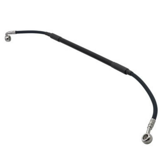 Rear Motorcycle Steel Braided Brake Line Standard Length Yellow for Suzuki RMZ450 2005-2012