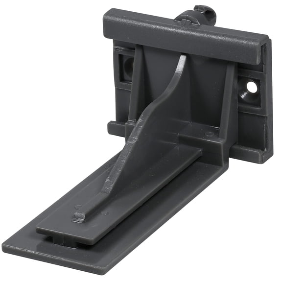 Rear Mounting Brackets, 20 Pack, Plastic Grey, For Undermount Drawer Glides