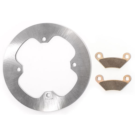 Rear MudRat Brake Rotor and Brake Pads fits 2010 Polaris Sportsman 550 EFI/EPS