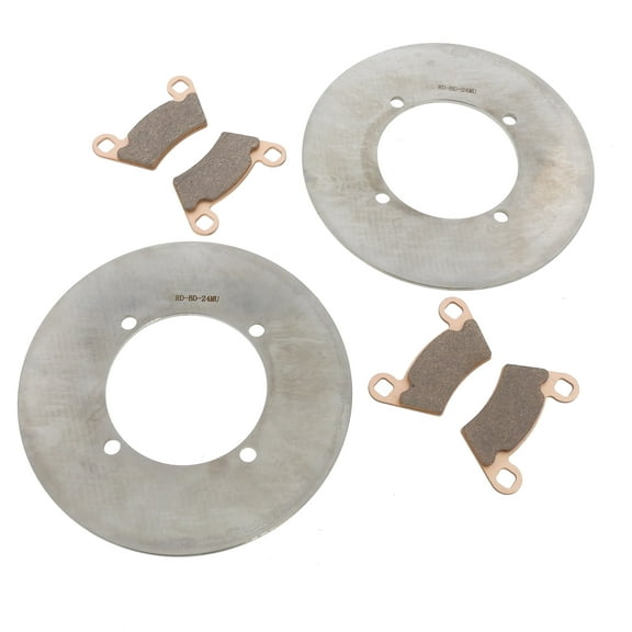 Rear MudRat Brake Rotors Discs & MudRat Brake Pads 2009 Polaris Ranger 500 2x4