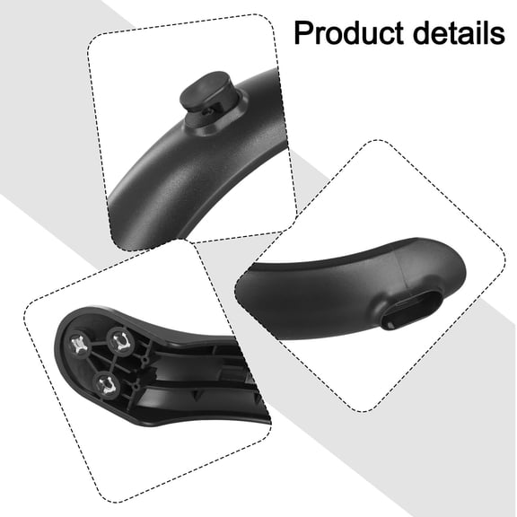 Rear Mudguard Ducktail Mudguard For xiaomi For M365/Pro Electric Scooter Splash Guard Black