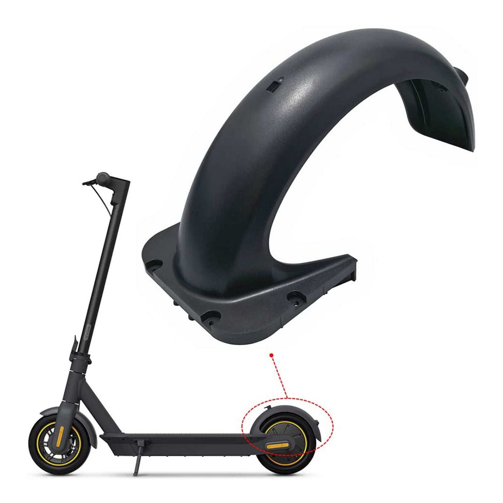 Rear Mudguard For Ninebot Max Scooter Replace Parts Accessories For
